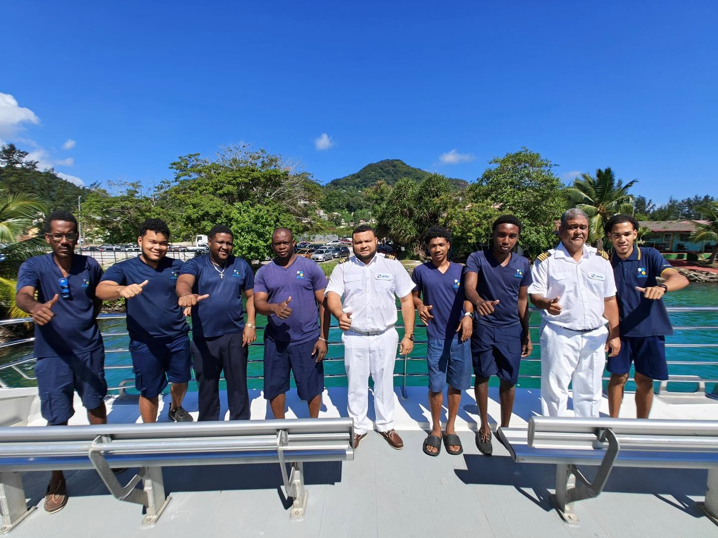 Le ferry Cat Cocos et les iles des Seychelles