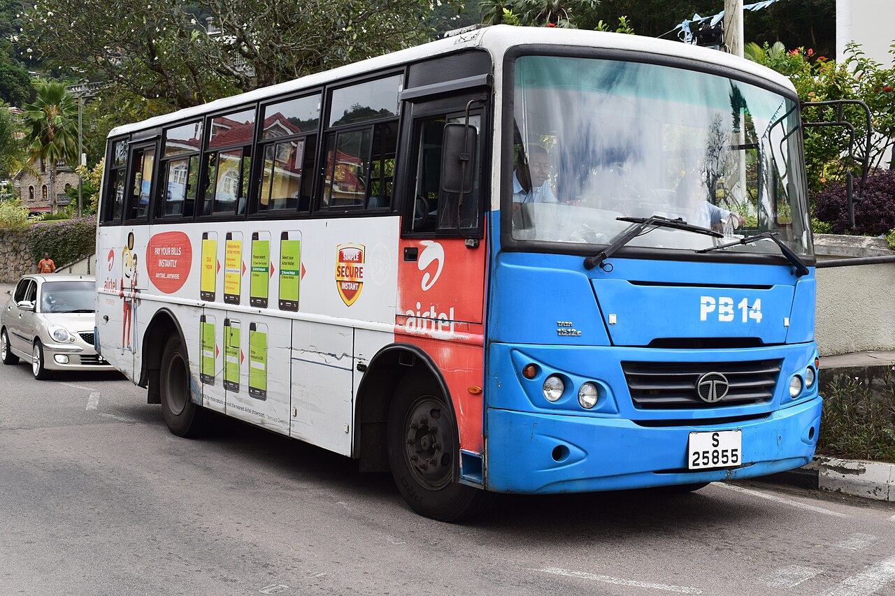 Bus public SPTC, Victoria, Mahé
