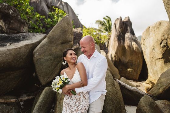 Photographie de mariage aux Seychelles