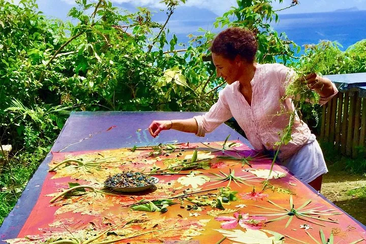 Impression solaire : atelier textile traditionnel